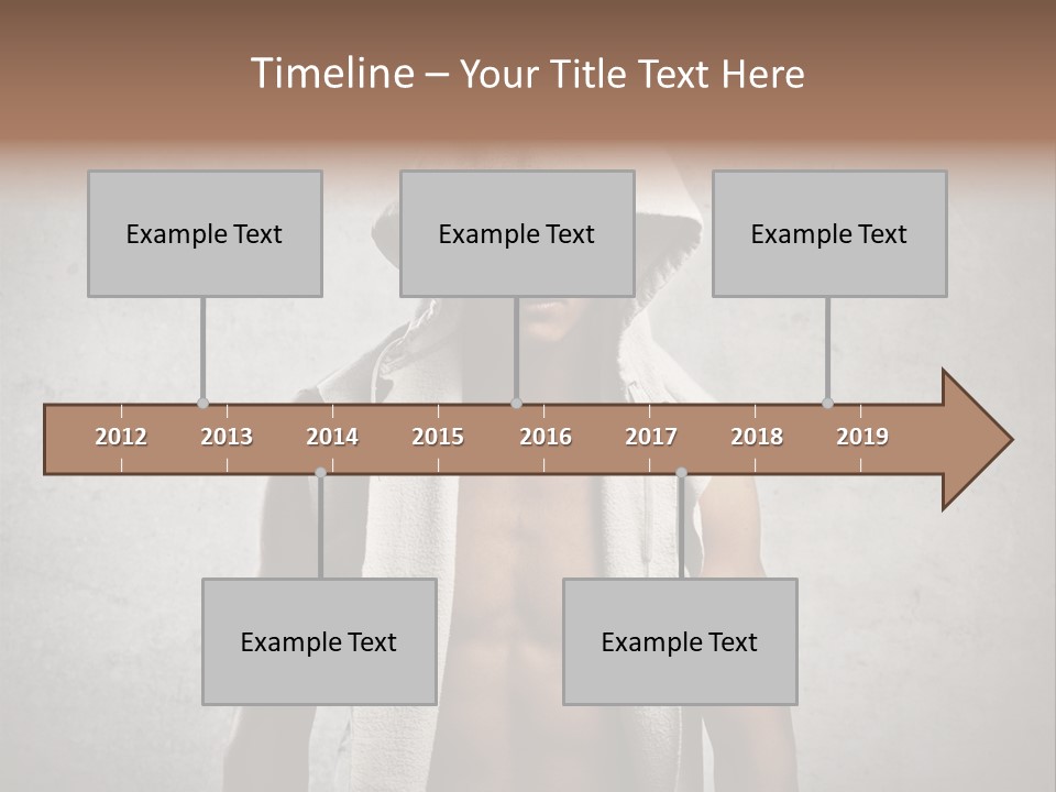 Naked Casual Guy PowerPoint Template