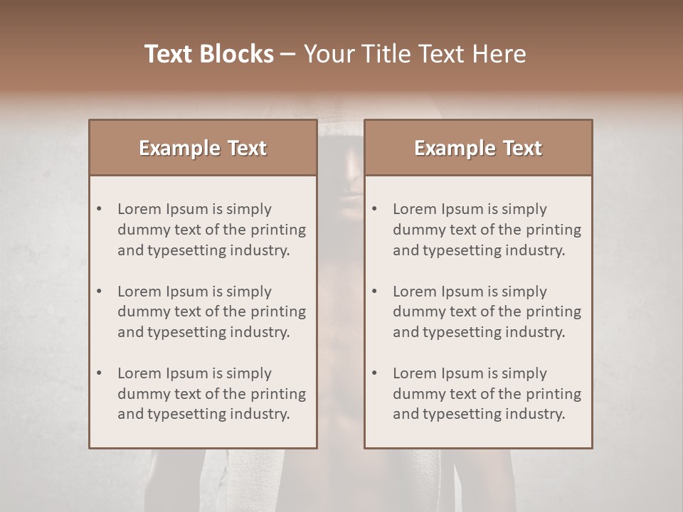 Naked Casual Guy PowerPoint Template