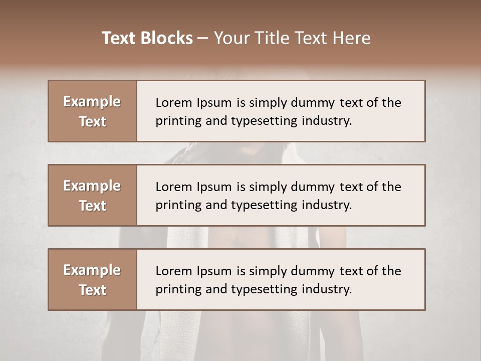 Naked Casual Guy PowerPoint Template