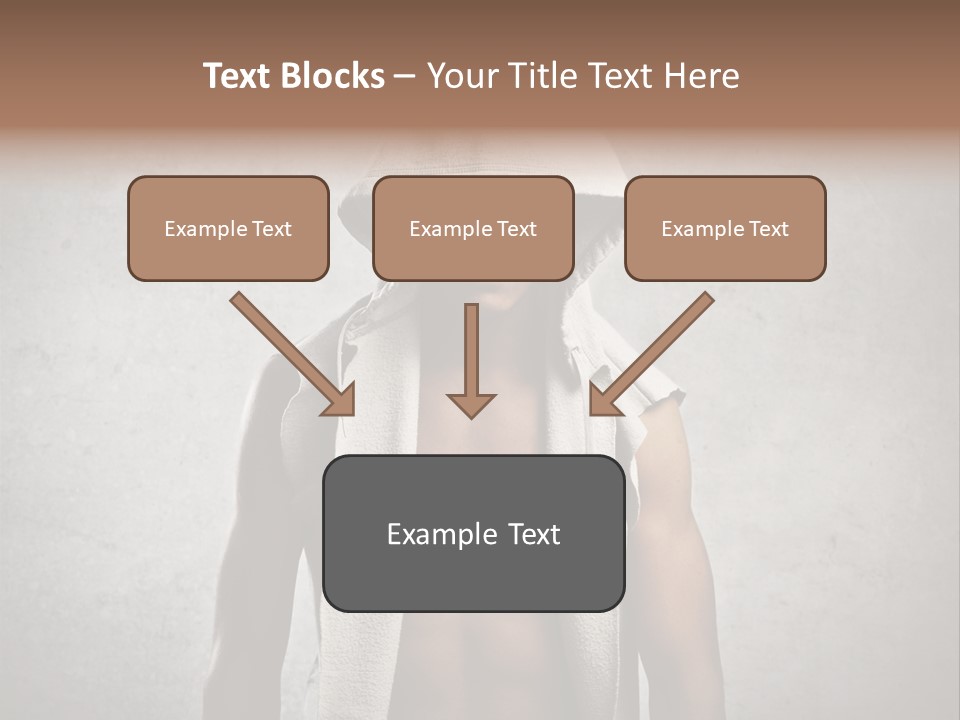 Naked Casual Guy PowerPoint Template