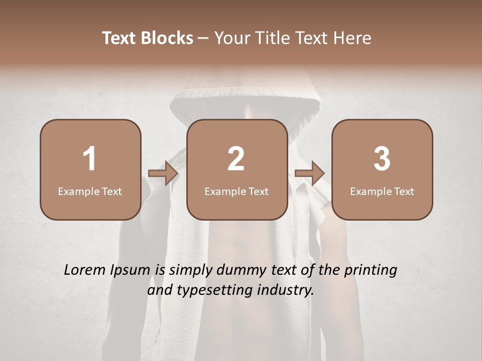 Naked Casual Guy PowerPoint Template