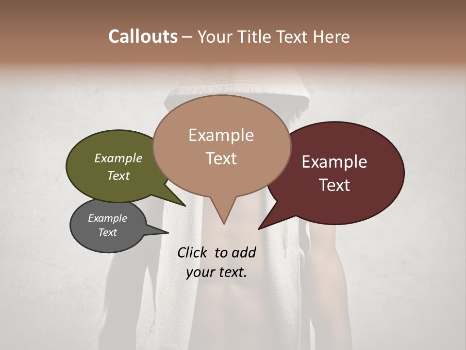 Naked Casual Guy PowerPoint Template