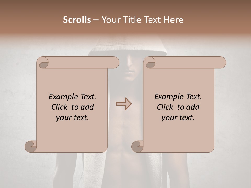 Naked Casual Guy PowerPoint Template