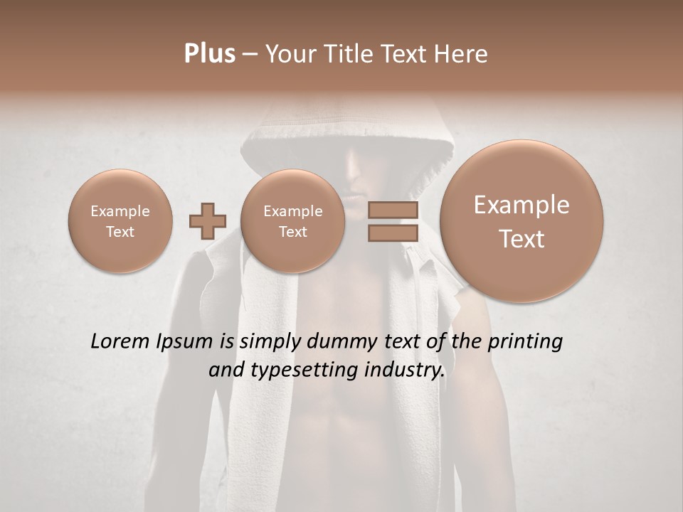Naked Casual Guy PowerPoint Template