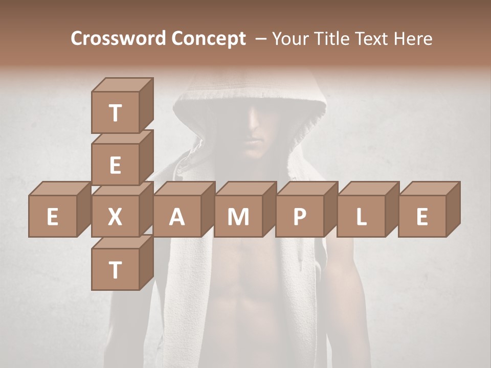 Naked Casual Guy PowerPoint Template