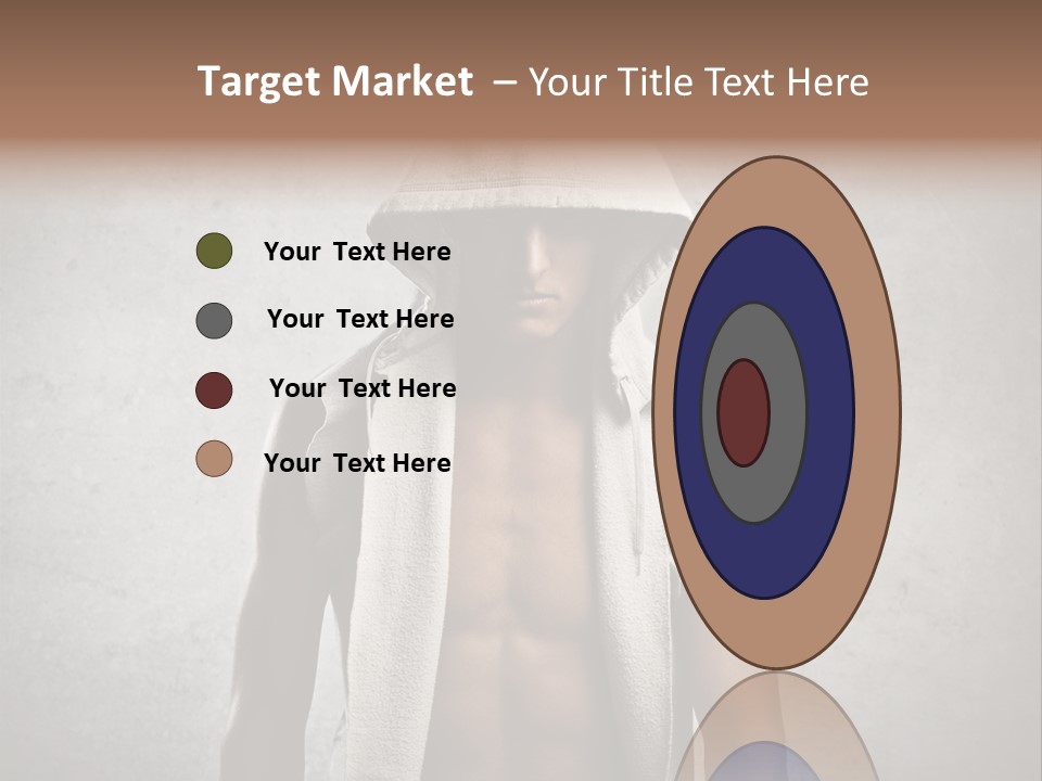 Naked Casual Guy PowerPoint Template