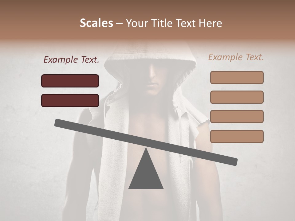 Naked Casual Guy PowerPoint Template