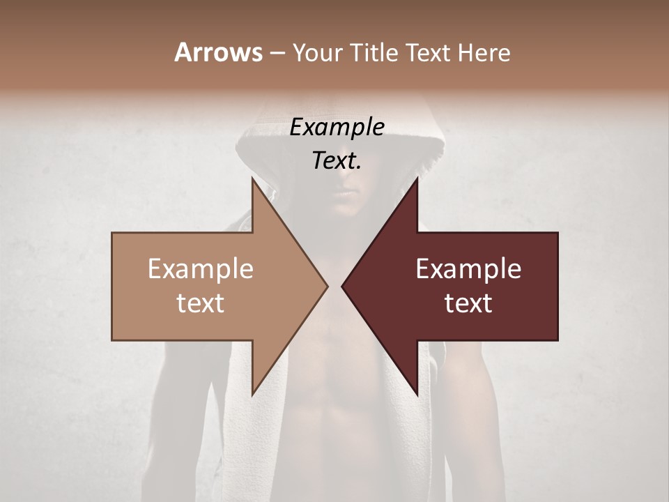 Naked Casual Guy PowerPoint Template