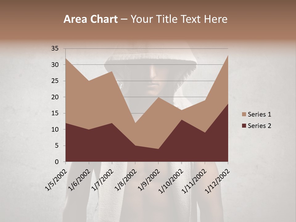 Naked Casual Guy PowerPoint Template