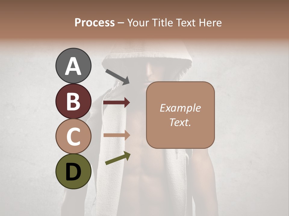 Naked Casual Guy PowerPoint Template