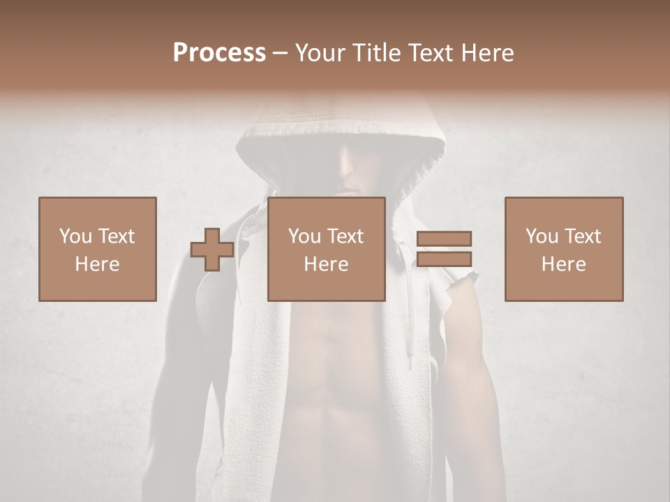 Naked Casual Guy PowerPoint Template