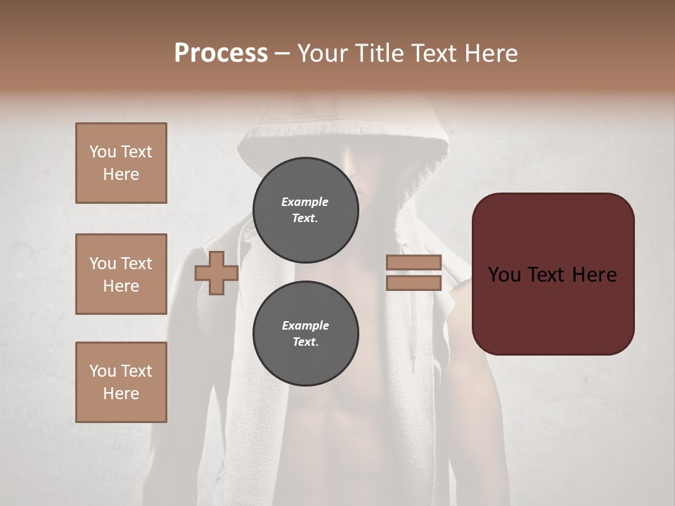 Naked Casual Guy PowerPoint Template