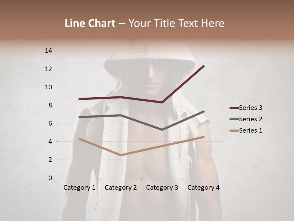 Naked Casual Guy PowerPoint Template