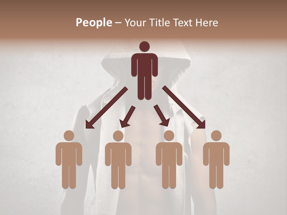 Naked Casual Guy PowerPoint Template