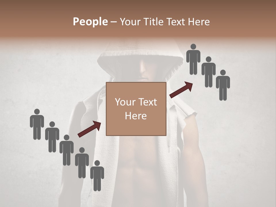 Naked Casual Guy PowerPoint Template