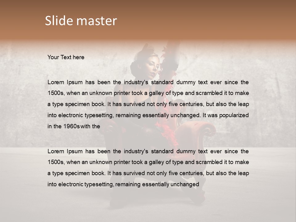 Loneliness Baroque Young PowerPoint Template