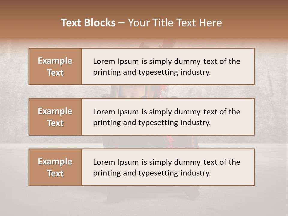 Loneliness Baroque Young PowerPoint Template