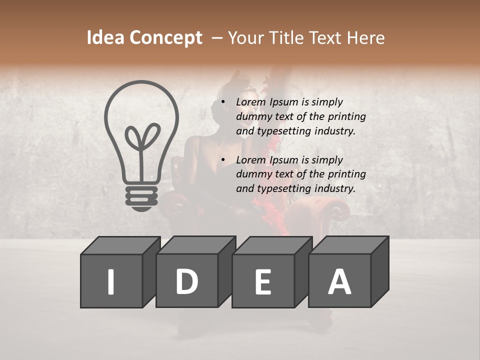 Loneliness Baroque Young PowerPoint Template