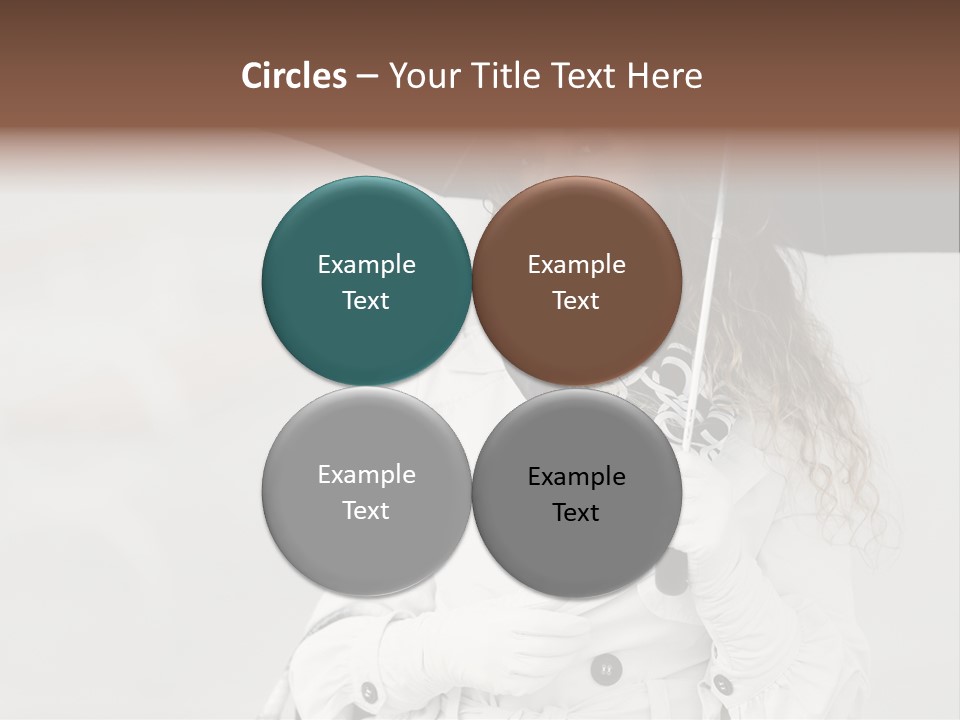 White Model Look PowerPoint Template