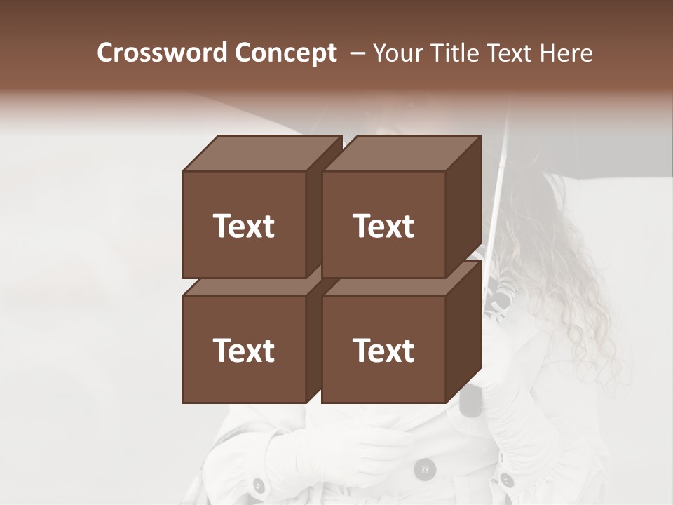 White Model Look PowerPoint Template