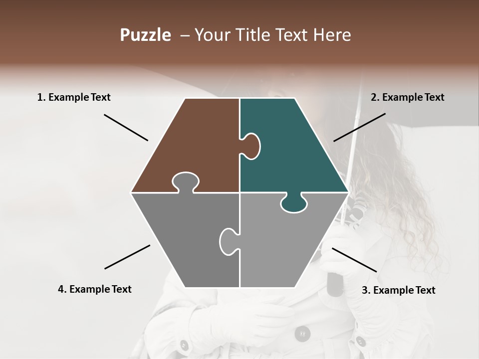 White Model Look PowerPoint Template