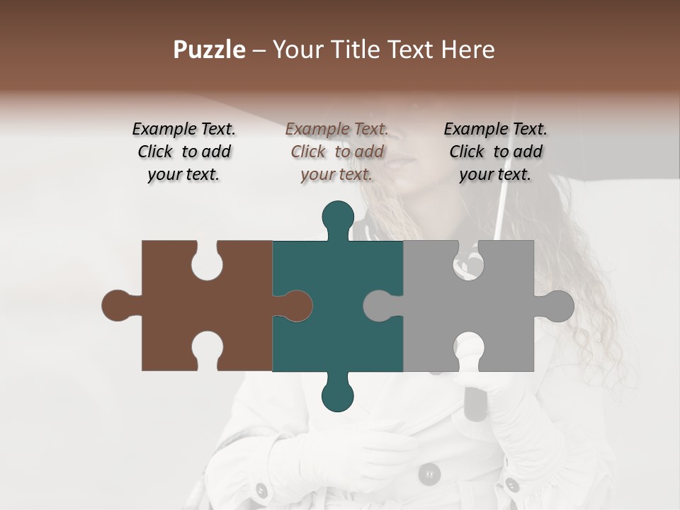 White Model Look PowerPoint Template