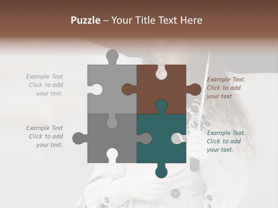 White Model Look PowerPoint Template