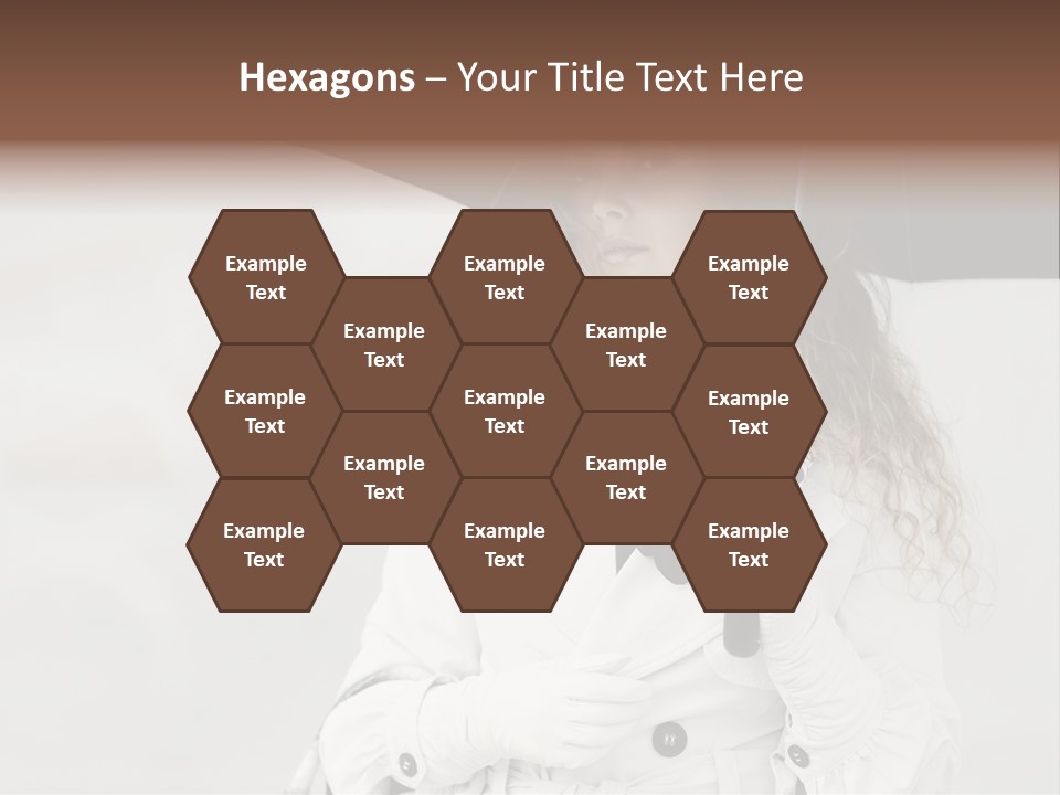 White Model Look PowerPoint Template