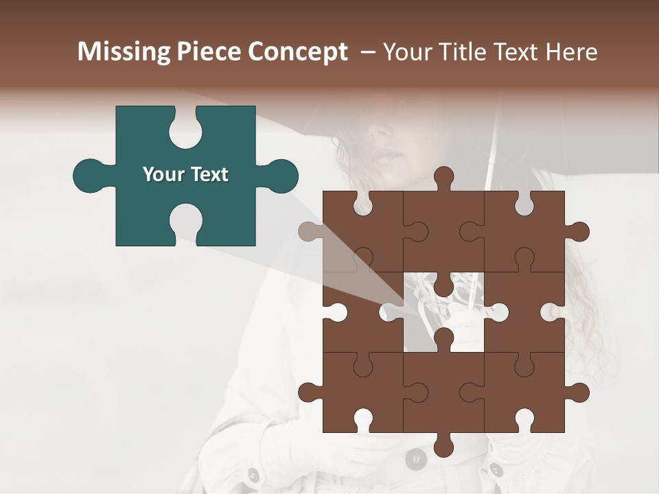 White Model Look PowerPoint Template