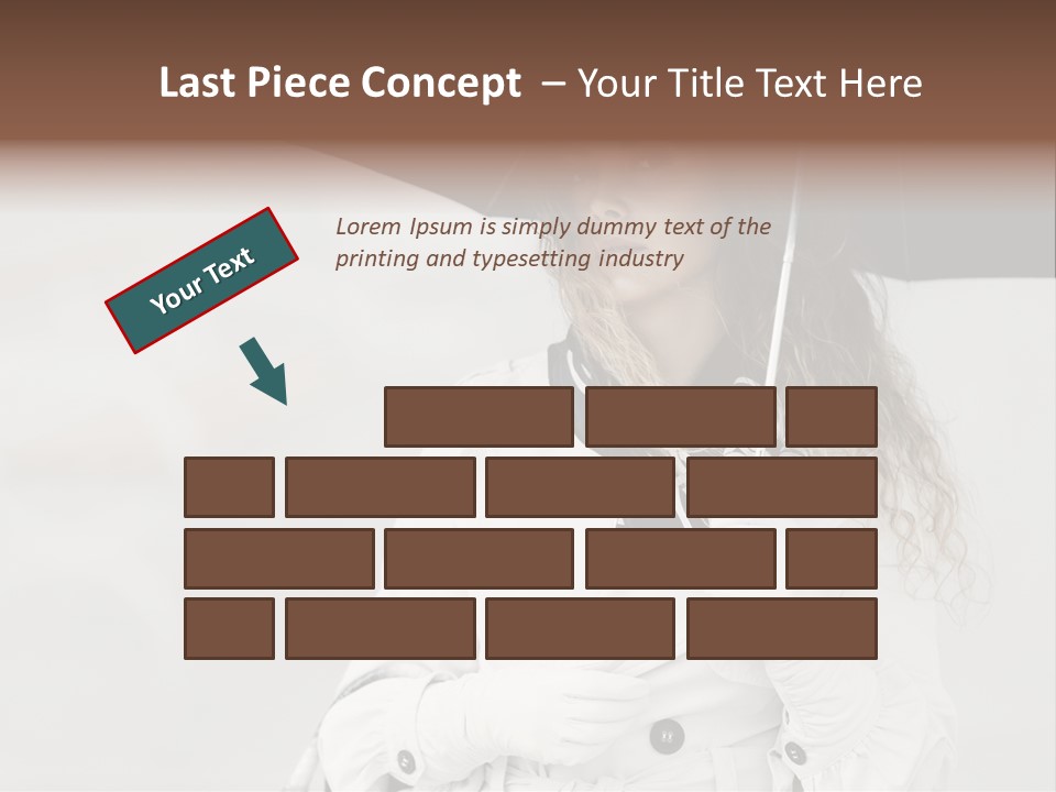 White Model Look PowerPoint Template
