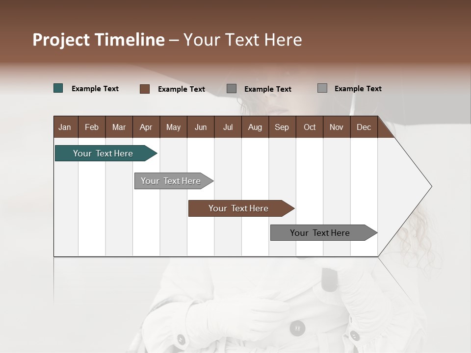 White Model Look PowerPoint Template