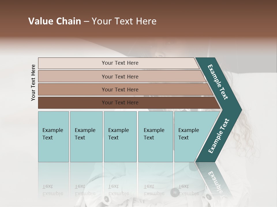 White Model Look PowerPoint Template
