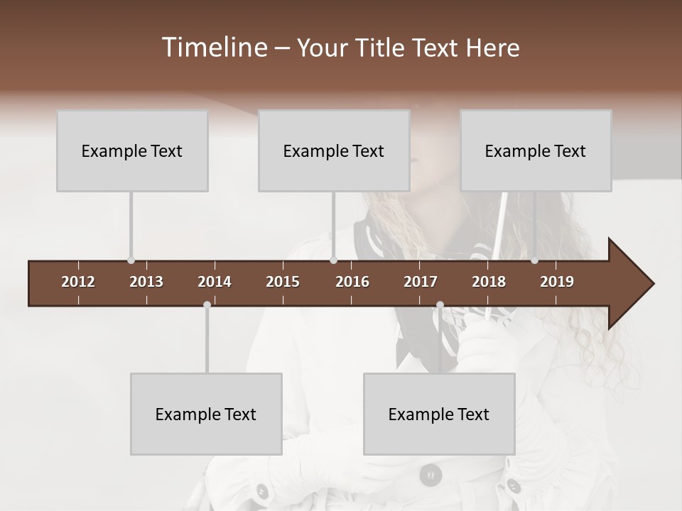 White Model Look PowerPoint Template