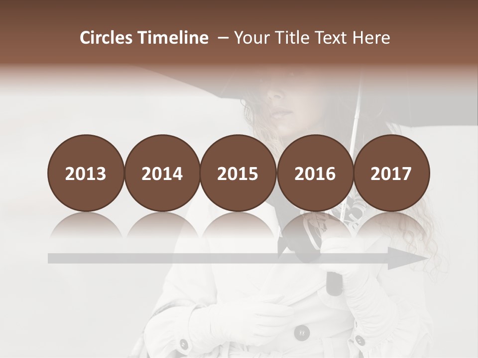 White Model Look PowerPoint Template