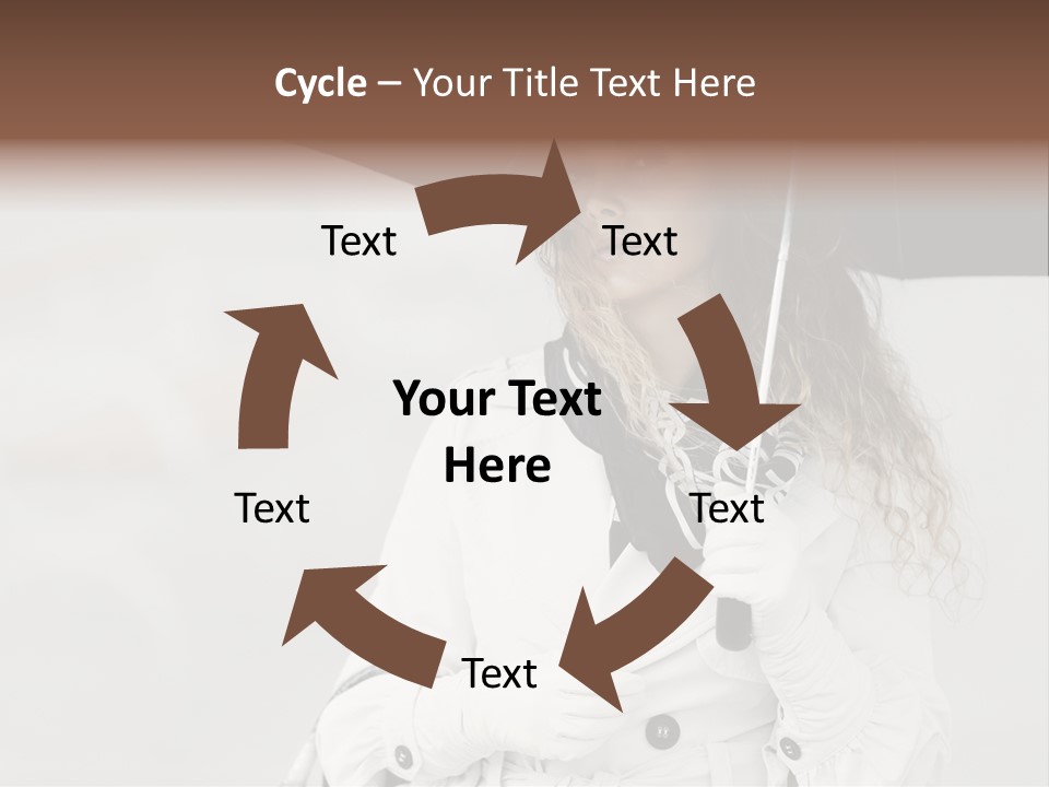 White Model Look PowerPoint Template