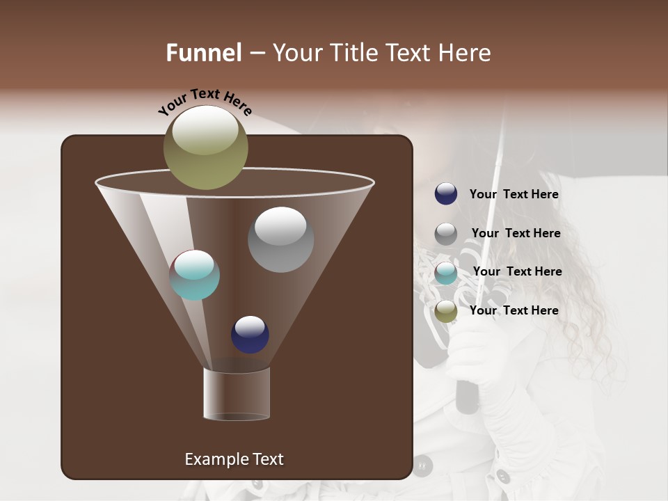 White Model Look PowerPoint Template
