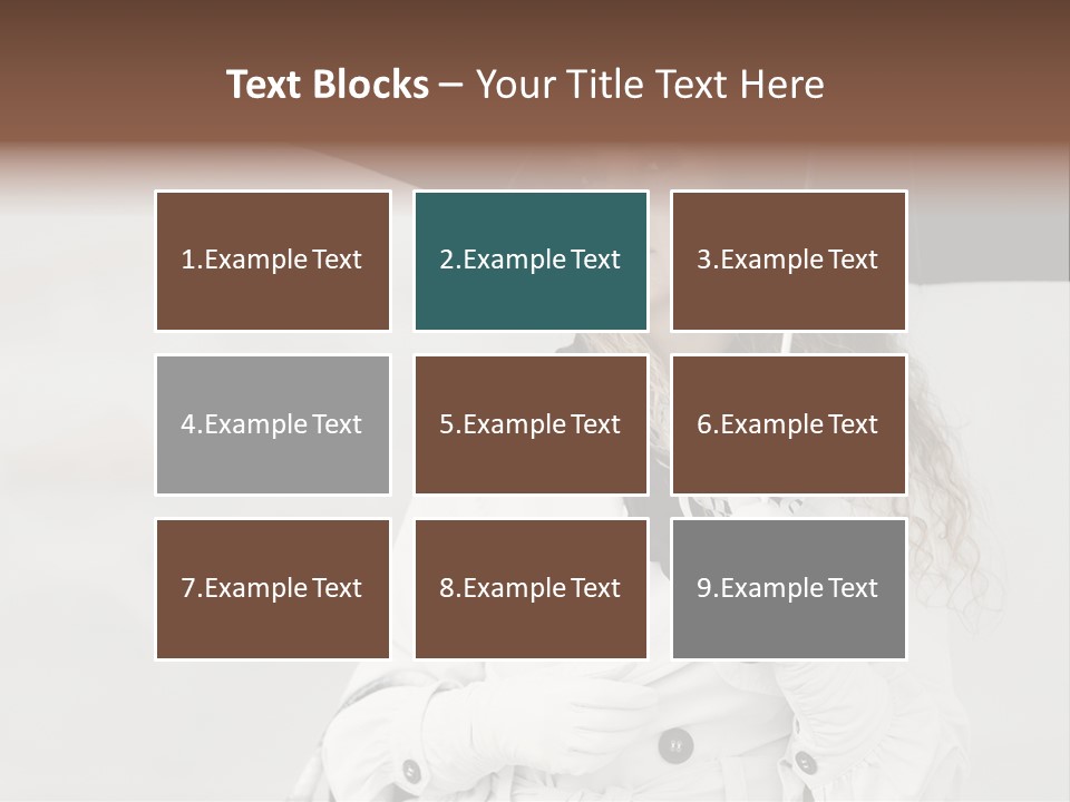 White Model Look PowerPoint Template