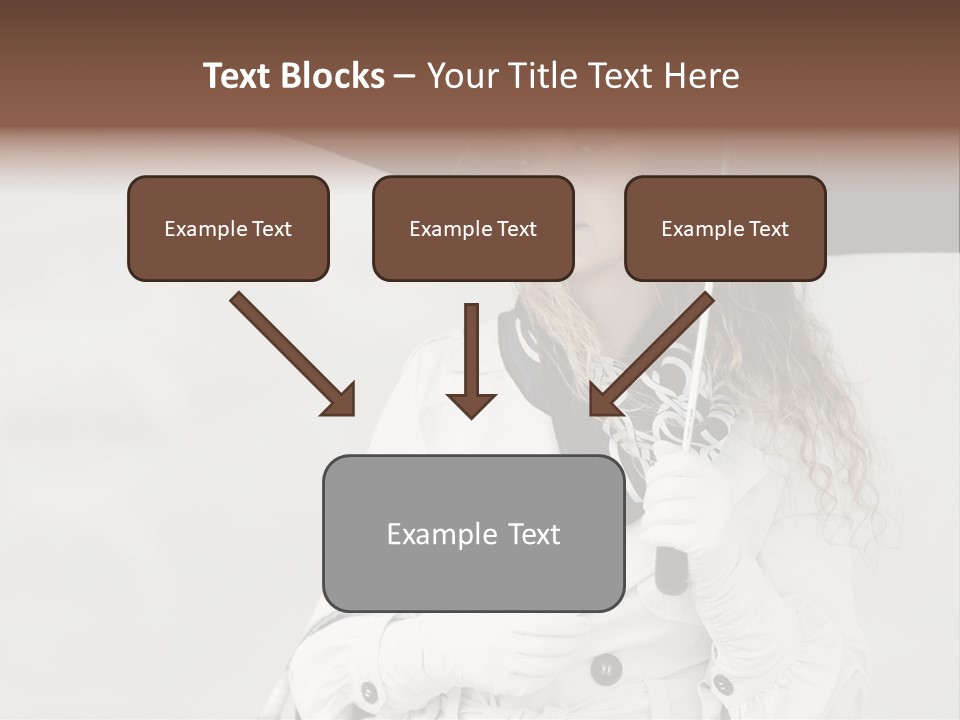 White Model Look PowerPoint Template