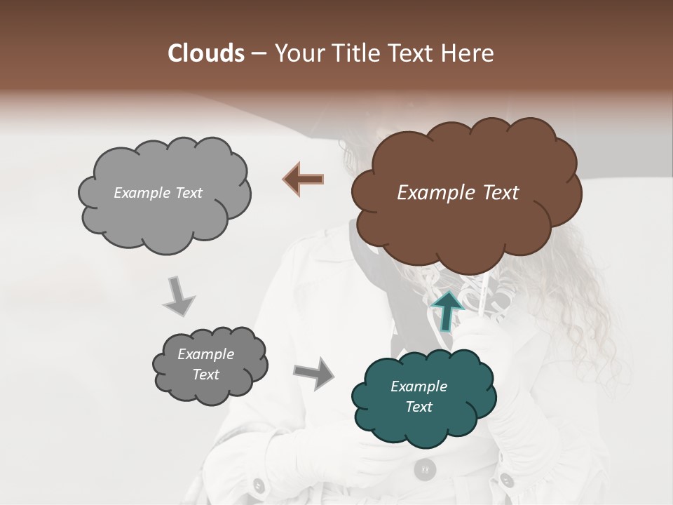 White Model Look PowerPoint Template