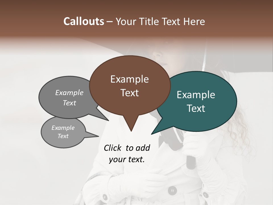 White Model Look PowerPoint Template