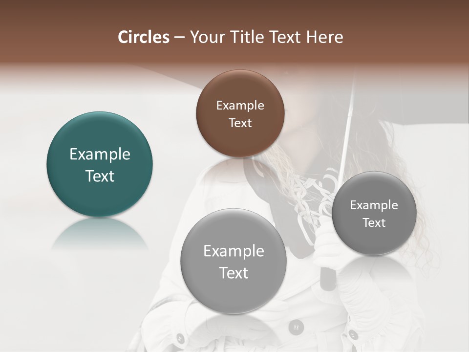 White Model Look PowerPoint Template