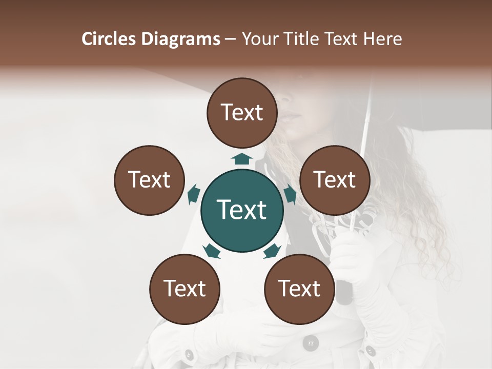 White Model Look PowerPoint Template