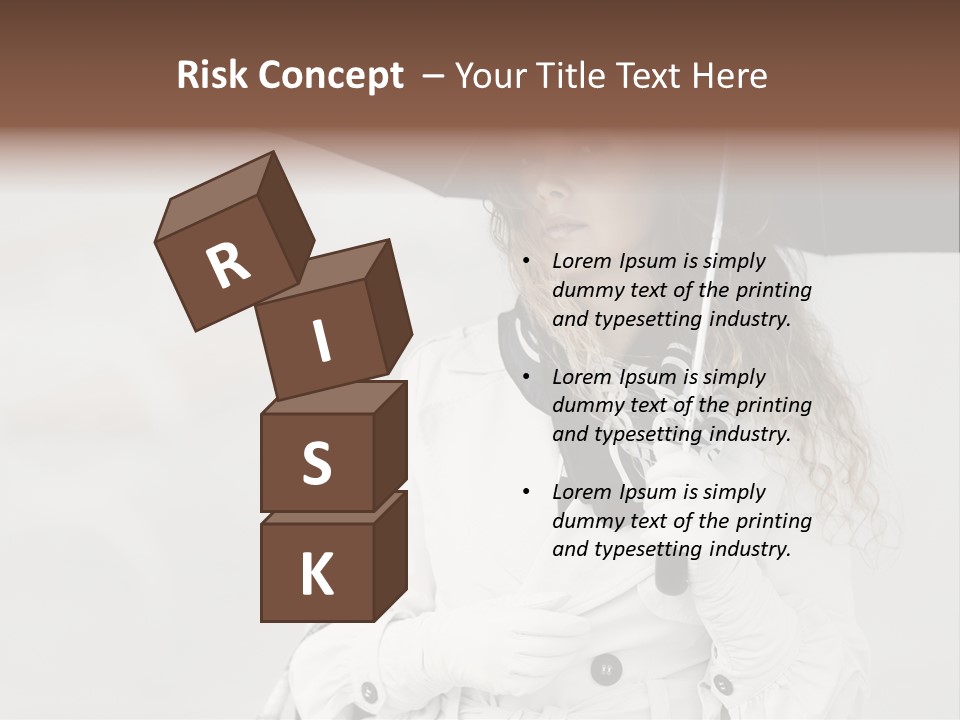 White Model Look PowerPoint Template