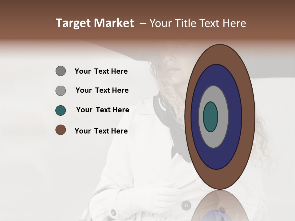 White Model Look PowerPoint Template
