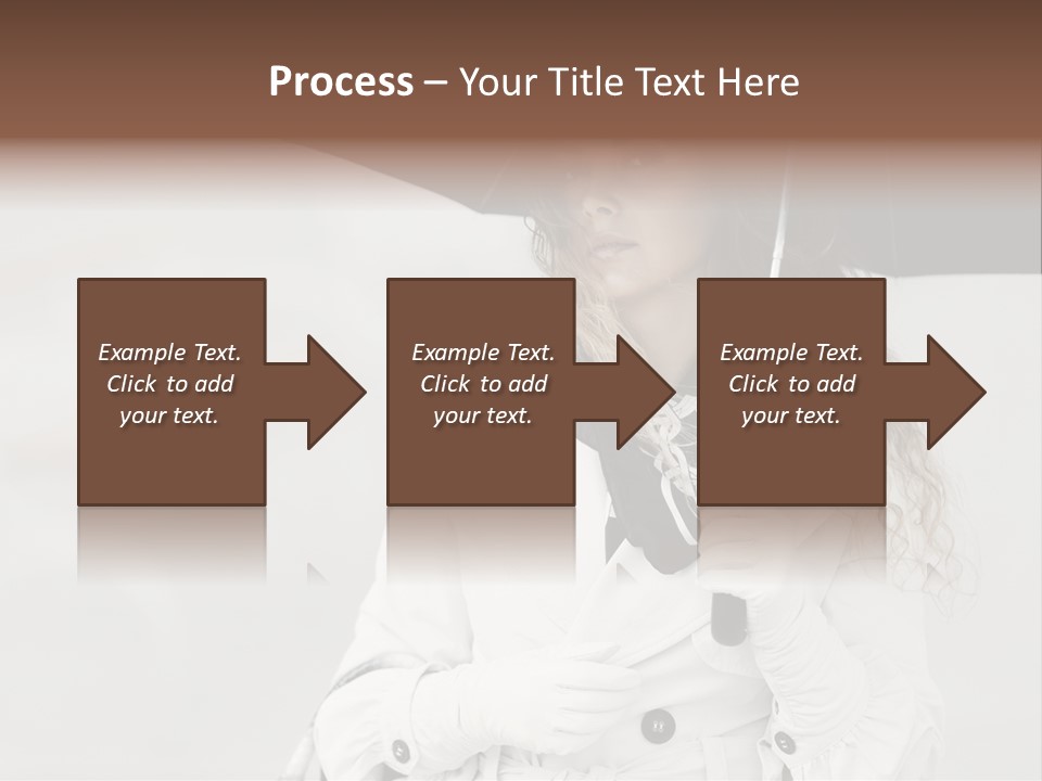 White Model Look PowerPoint Template