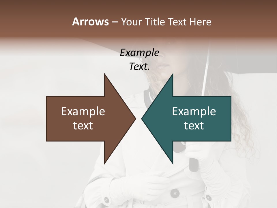 White Model Look PowerPoint Template