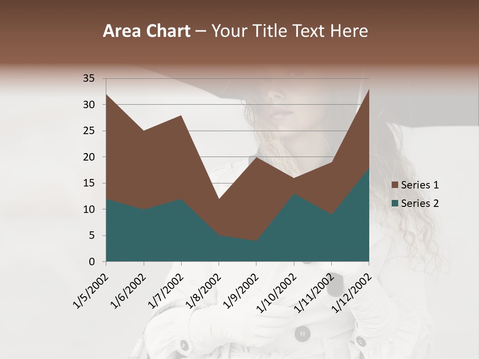 White Model Look PowerPoint Template