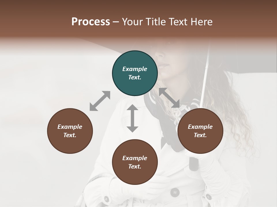 White Model Look PowerPoint Template