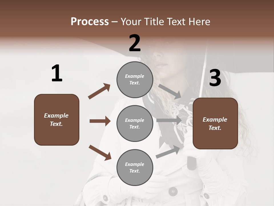 White Model Look PowerPoint Template