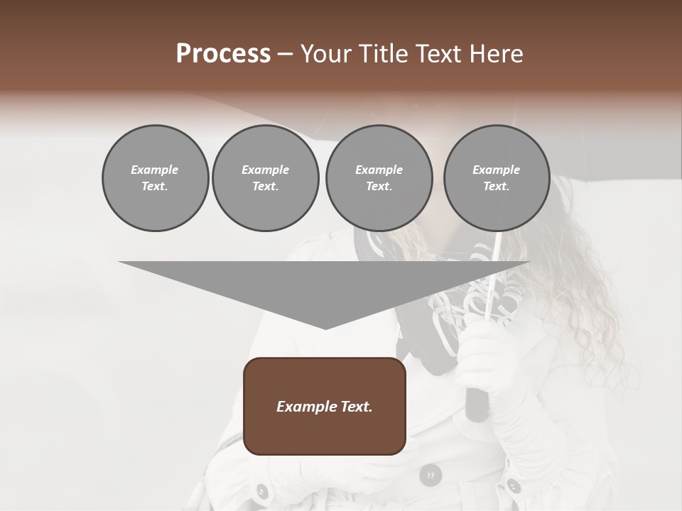 White Model Look PowerPoint Template